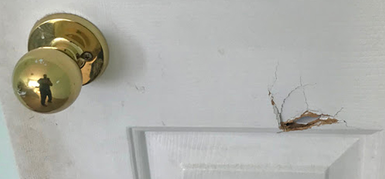 interior door hole repair Rancho Murieta